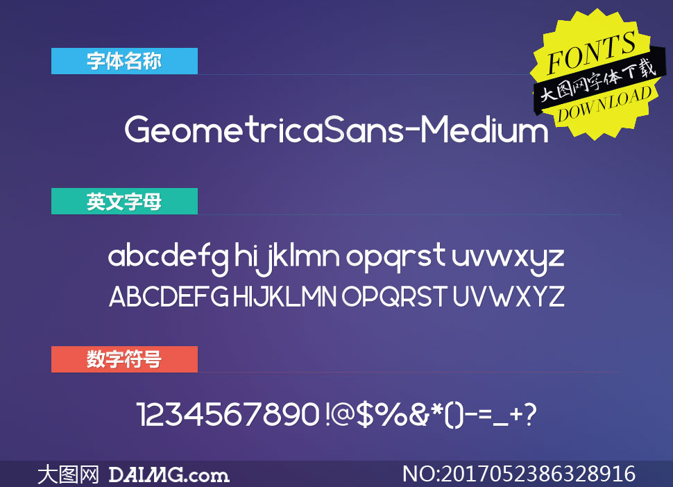 GeometricaSans-Medium(Ӣ)