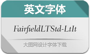 FairfieldLTStd-LightItalic(Ӣ)