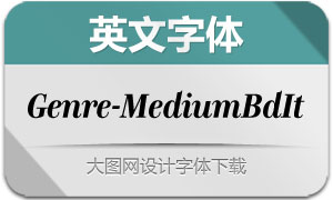 Genre-MediumBoldItalic()