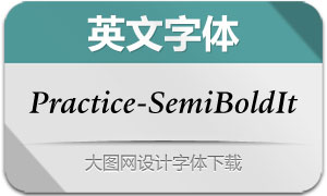 Practice-SemiBoldItalic(Ӣ)