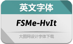 FSMe-HeavyItalic(Ӣ)