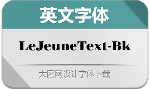 LeJeuneText-Black(Ӣ)