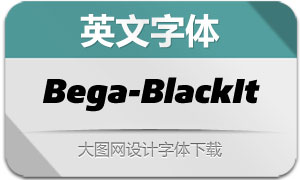 Bega-BlackItalic(Ӣ)