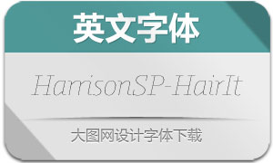 HarrisonSerifPro-HairIt(Ӣ)