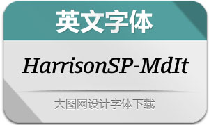 HarrisonSerifPro-MedIt(Ӣ)