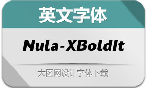 Nula-ExtraBoldItalic(Ӣ)