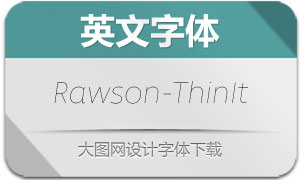 Rawson-ThinItalic(Ӣ)