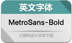 MetroSans-Bold(Ӣ)