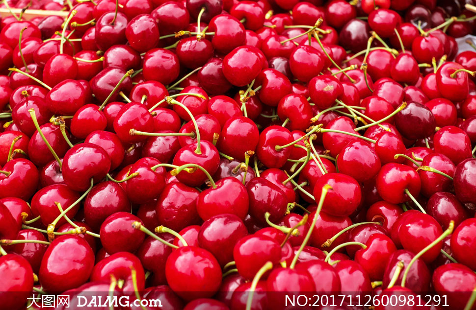 散发着美食诱惑的樱桃摄影高清图片 - 大图网设计素材下载