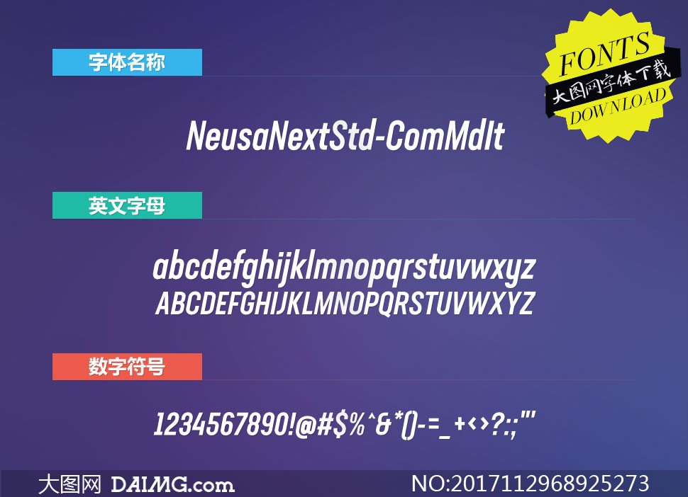 NeusaNextStd-ComMdIt()