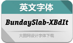 BundaySlab-ExtraBoldIt(Ӣ)