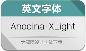 Anodina-ExtraLight(Ӣ)