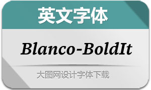 Blanco-BoldItalic(Ӣ)