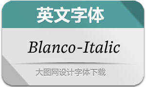 Blanco-Italic(Ӣ)