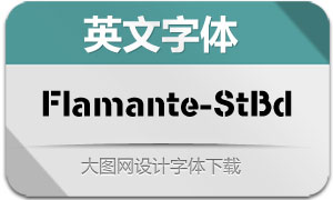 Flamante-StencilBold(Ӣ)