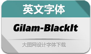 Gilam-BlackItalic(Ӣ)