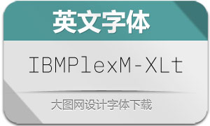 IBMPlexMono-ExtraLt(Ӣ)