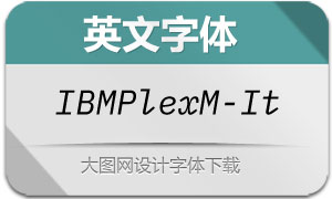 IBMPlexMono-Italic(Ӣ)