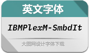 IBMPlexMono-SemiBoldIt()