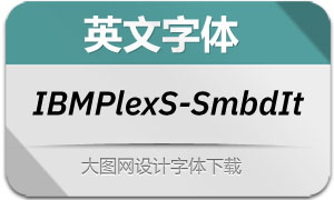 IBMPlexSans-SemiBdIt(Ӣ)