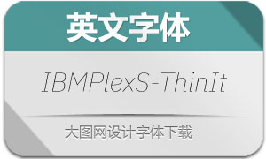 IBMPlexSans-ThinItalic(Ӣ)