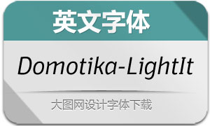 Domotika-LightItalic(Ӣ)
