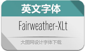Fairweather-ExtraLight(Ӣ)