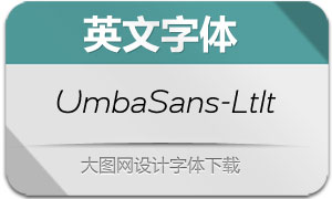 UmbaSans-LightItalic(Ӣ)