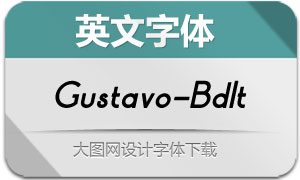 Gustavo-BoldItalic(Ӣ)