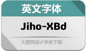 Jiho-ExtraBold(Ӣ)