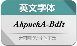 AhpuchApo-BoldItalic(Ӣ)
