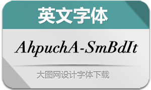 AhpuchApo-SemiBoldIt(Ӣ)