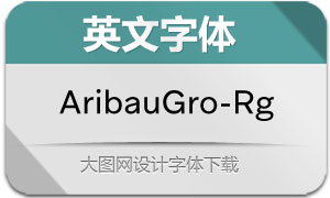 AribauGro-Regular(Ӣ)