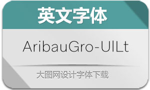 AribauGro-UlLt(Ӣ)