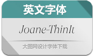Joane-ThinItalic(Ӣ)