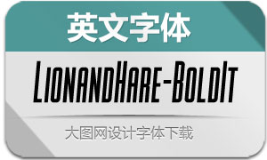 LionandHare-BoldItalic(Ӣ)