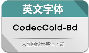 CodecCold-Bold(Ӣ)