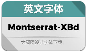 Montserrat-ExtraBold(Ӣ)