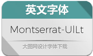 Montserrat-UltraLight(Ӣ)