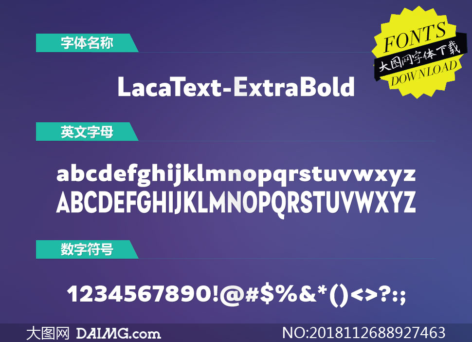 LacaText-ExtraBold(Ӣ)