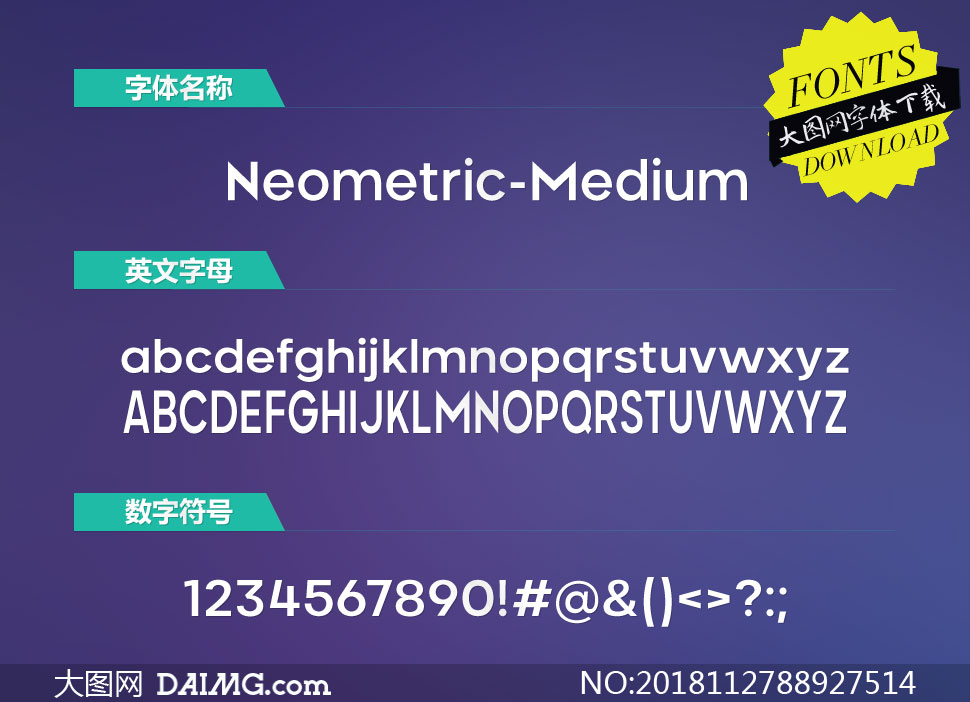 Neometric-Medium(Ӣ)
