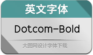 Dotcom-Bold(Ӣ)