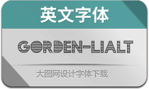 Gorden-LineAlternate(Ӣ)
