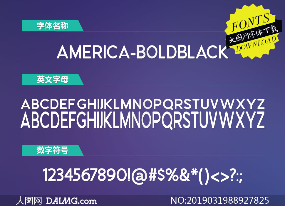 America-BoldBlack(Ӣ)