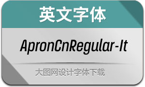 ApronCnRegular-Italic(Ӣ)