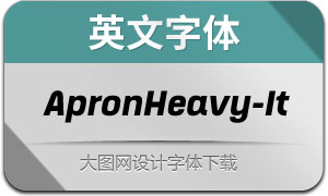 ApronHeavy-Italic(Ӣ)