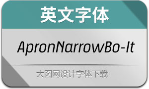 ApronNarrowBook-Italic(Ӣ)