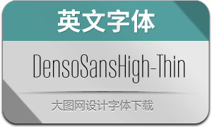 DensoSansHigh-Thin(Ӣ)