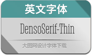 DensoSerif-Thin(Ӣ)