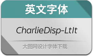 CharlieDisplay-LightItalic(Ӣ)